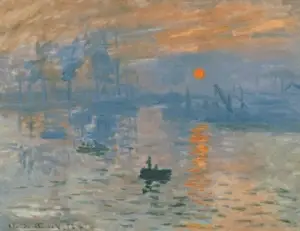 Claude Monet "Impression soleil levant" (1872)