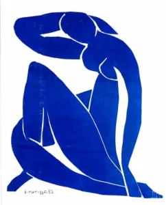 Henri Matisse Nu bleu II (1954)