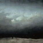 Caspar David Friedrich "Le moine au bord de la mer" (1808-1810)