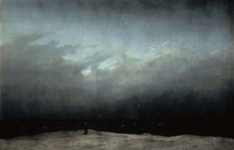 Caspar David Friedrich "Le moine au bord de la mer" (1808-1810)